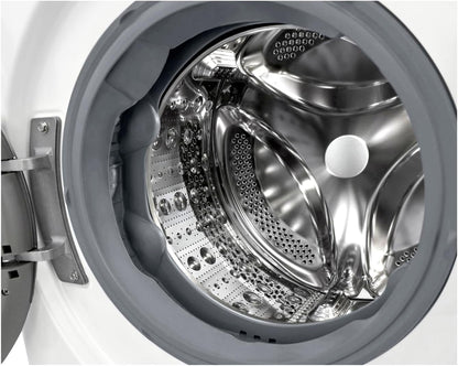 LG F4WV7080, Klasse A, Frontlader-Waschmaschine 8 kg, 1400 U/Min, AI Direct Drive, Wi-Fi, Tiefenreinigung mit Dampf, Groe Kapazitt, TRIPLE A, Außentür aus Sicherheitsglas, 62 x 60 x 85 cm Wei