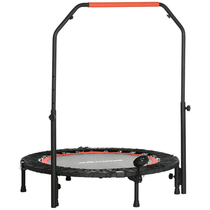SPORTNOW Minitrampolin höhenverstellbar klappbar LCD-Monitor