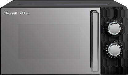 Russell Hobbs Honeycomb RHMM715G 17 Liter 700 W Grau Solo manuelle Mikrowelle mit 5 Leistungsstufen, integrierter Timer und Auftaufunktion