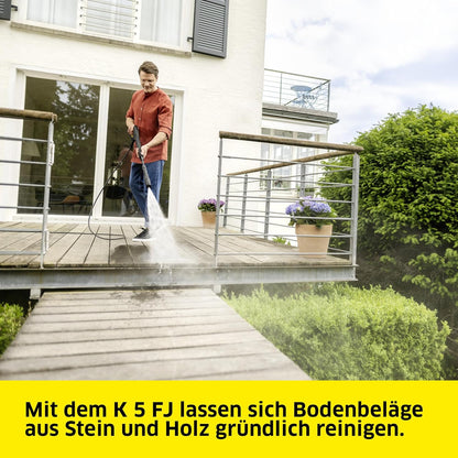 Kärcher Hochdruckreiniger K 5 Power Control, Druck: max. 145 bar, Fördermenge: 500 l/h, Flächenleistung: 40 m²/h, Wasserfilter, Gewicht: 13 kg, Hochdruckschlauch und -pistole, Dreckfräser, Strahlrohr
