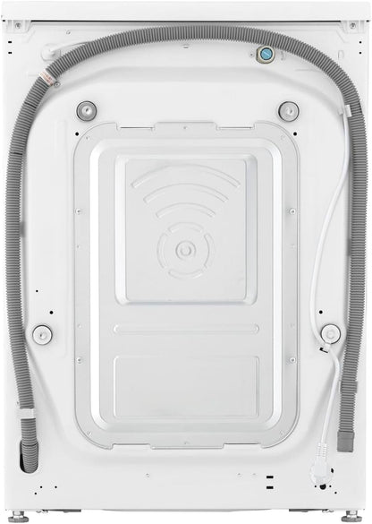 LG F4WV7080, Klasse A, Frontlader-Waschmaschine 8 kg, 1400 U/Min, AI Direct Drive, Wi-Fi, Tiefenreinigung mit Dampf, Groe Kapazitt, TRIPLE A, Außentür aus Sicherheitsglas, 62 x 60 x 85 cm Wei
