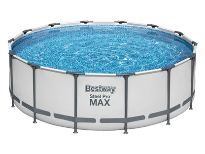 Steel Pro MAX™ Frame Pool Komplett-Set mit Filterpumpe, Ø 427 x 122 cm