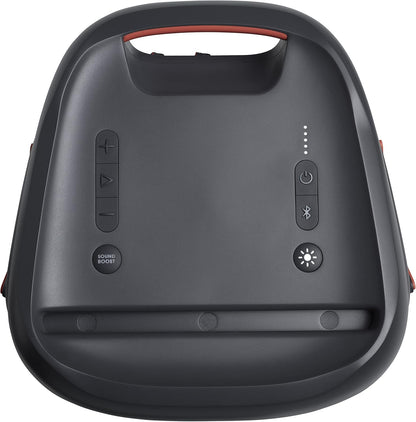 JBL PartyBox 710 - Schwarz – Trag - und rollbarer Bluetooth Party-Lautsprecher mit Lichteffekten – Spritzwassergeschützte, mobile Musikbox