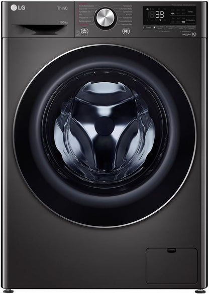 LG F4WV7080, Klasse A, Frontlader-Waschmaschine 8 kg, 1400 U/Min, AI Direct Drive, Wi-Fi, Tiefenreinigung mit Dampf, Groe Kapazitt, TRIPLE A, Außentür aus Sicherheitsglas, 62 x 60 x 85 cm Wei