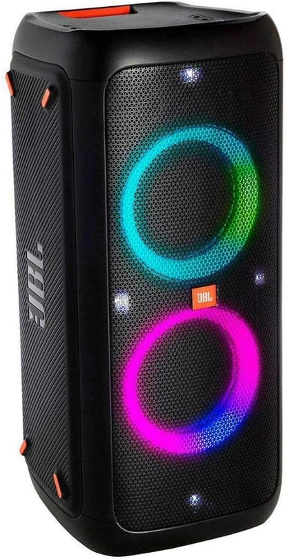 JBL PartyBox 710 - Schwarz – Trag - und rollbarer Bluetooth Party-Lautsprecher mit Lichteffekten – Spritzwassergeschützte, mobile Musikbox